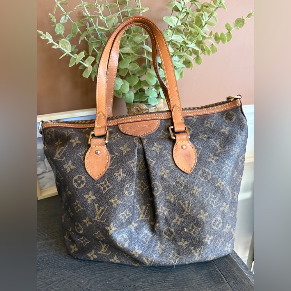 Louis Vuitton Monogram Brown and Tan Tote